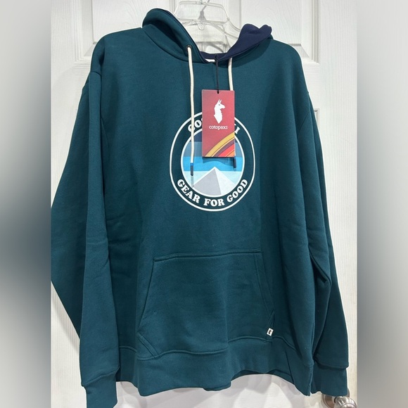 cotopaxi Other - Cotopaxi Men's XL Sunny Side Pullover Hoodie Deep Ocean Teal Sweatshirt NWT